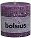 Produktbild BOLSIUS RUSTIC Stumpenkerze 100 x 100 mm lila