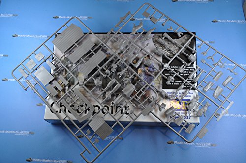 Masterbox Checkpoint Sentry Box Civilian Dog 1/35 Master Box 3527 #TOP7