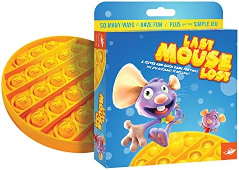 FoxMind Games: Last Mouse Lost Game - The Original Push Pop Bubble Popping Sensory Pop It Fidget Toy Game - Autism ADHD Special Needs Stress Reliever & Fine Motor Learning [Amazon Exclusive]