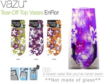 Vazu Vases Vazu Collapsible Flower Vase: EnFlor Purple