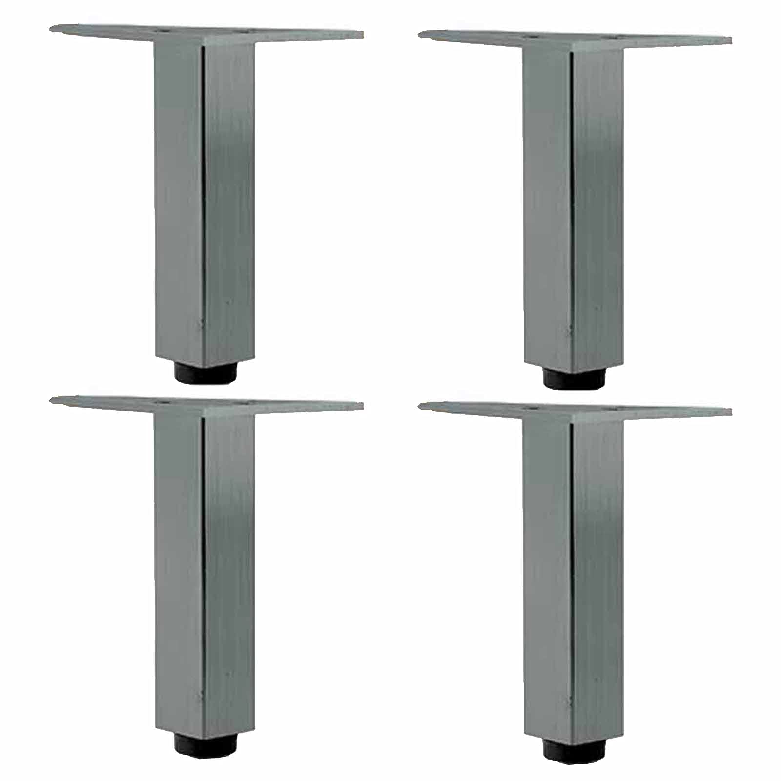 Pieds de table en métal à hauteur réglable pour armoire et chaise