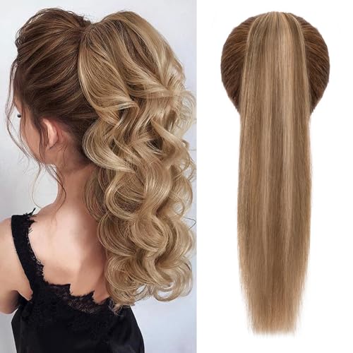 Charites Ponytail Extension, 14 Inch Claw Clip Ponytail Extension Human