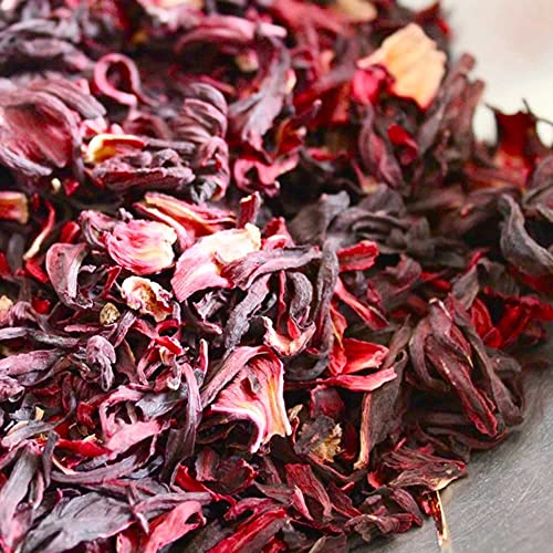 Image of The Forest Herbs Natural Care From Nature Raw Hibiscus | Dry Hibiscus Flower | Rosa-Sinensis for Hair Care & Face Pack | Gudhal Ka Phool for Hair growth, Skin Care | Pure raw form (100g (Pack of 1))