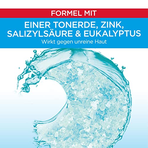 Garnier Hautklar 3 in 1 Gesichtsreinigung für unreine Haut, Reinigung, Peeling und Maske, Mit Salizylsäure und Tonerde… - Image 4