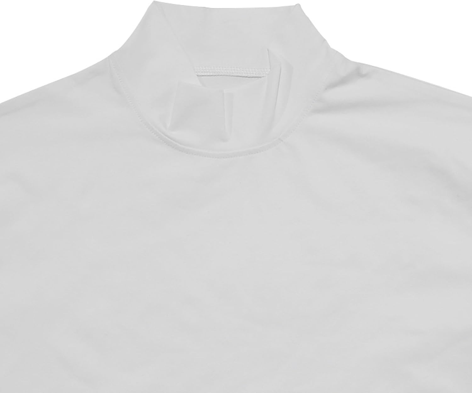 Men's Basic T Shirts Turtleneck Mock Neck T Shirt Slim Fit Short Sleeve Summer Solid Tops Fashion Tee Shirt, M-3XL