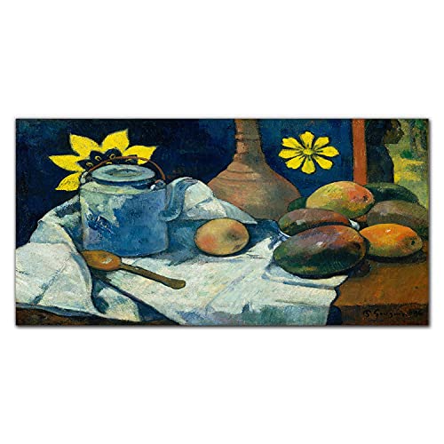 Tableau en verre trempé 100x50cm nature morte pour salon