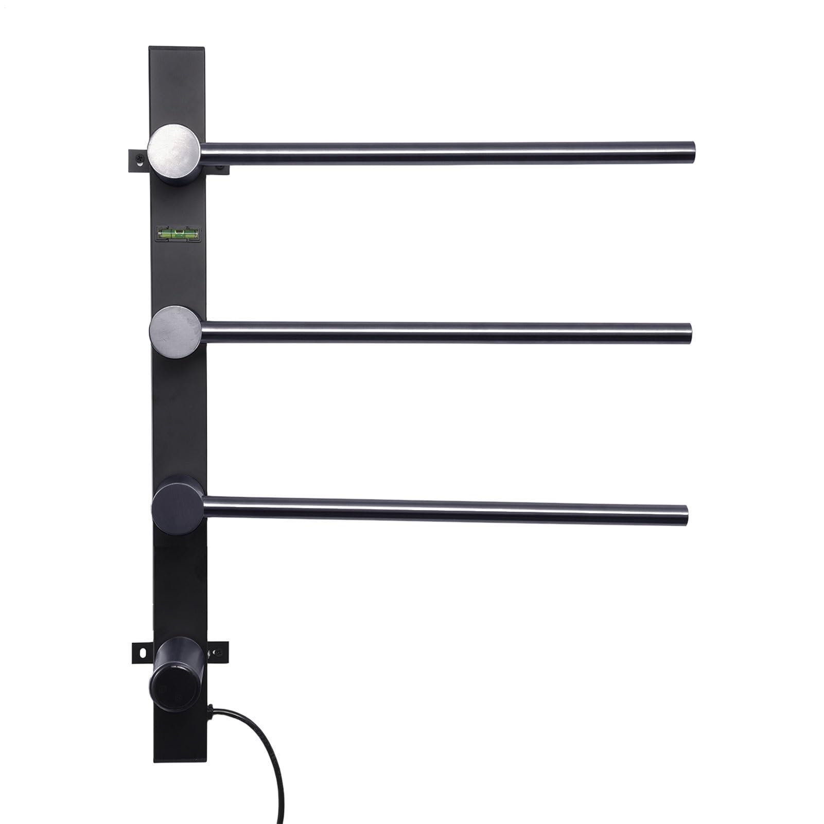 Towel Rack Warmer | 3 Wall Mounted Towel Warmer with Timer,Stainless Steel Heated Towel Rail, Towel Holder for Gym, Apartment, Home