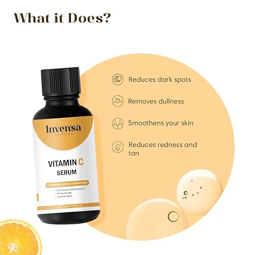 Miniatura 2 de Sérum facial con vitamina C SS para piel brillante, 2% niacinamida, brillo facial, pigmentación, daño solar, reparación antienvejecimiento de la