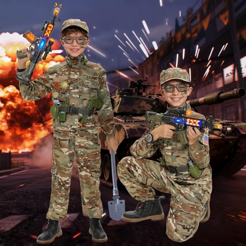 Disfraz militar infantil para niños 3-5 años miniatura 2