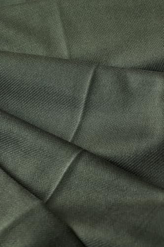 Image of SNITCH Men Casual Trousers | Loose Fit Pleated Front Plain Wide-Leg Style | Lightweight Polyester Blend Medium-Stretch Fabric for Summer & All-Day Comfort Wear