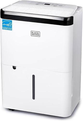 BLACK+DECKER Deshumidificador, deshumidificador de 8 pintas