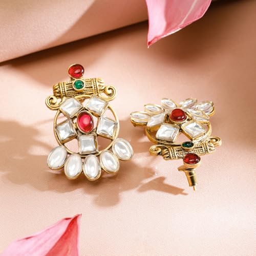 Image of Rubans Necklace Set Gold Plated Traditional Jewellery Gift for Women & Girls