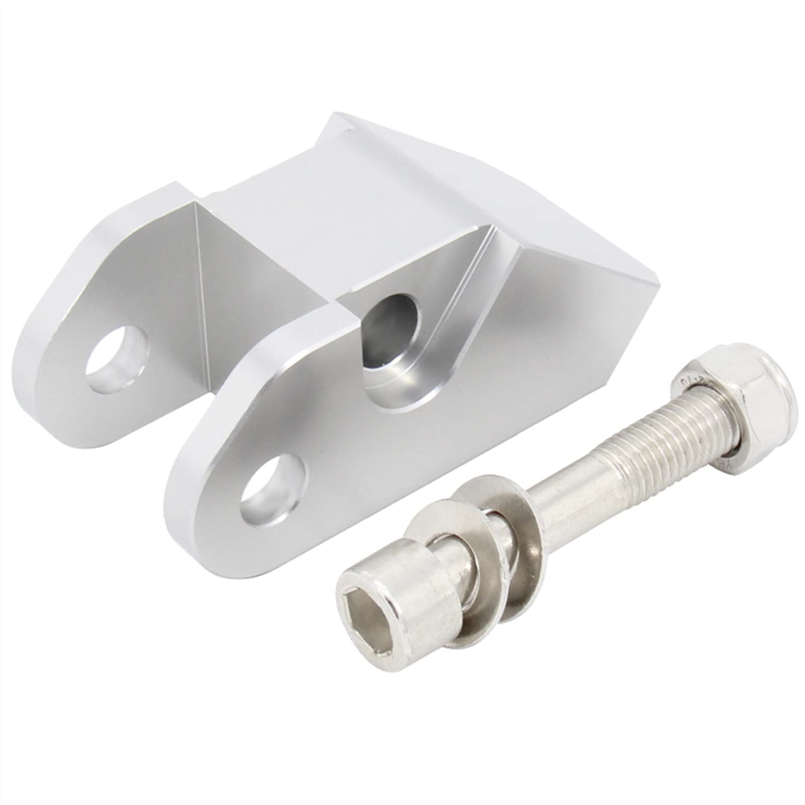 Kit d'abaissement arrière 2 pouces en argent pour moto Yamaha FZ6R
