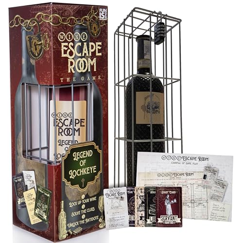 Boxer Gifts Escape Room Game - Caja rompecabezas con botella de