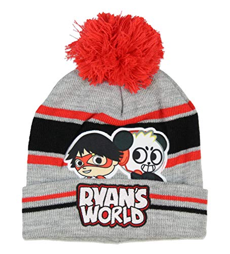 RYAN'S WORLD Kids Ryan and Combo Panda Gloves Scarf And Pom Beanie 3 Piece Set4