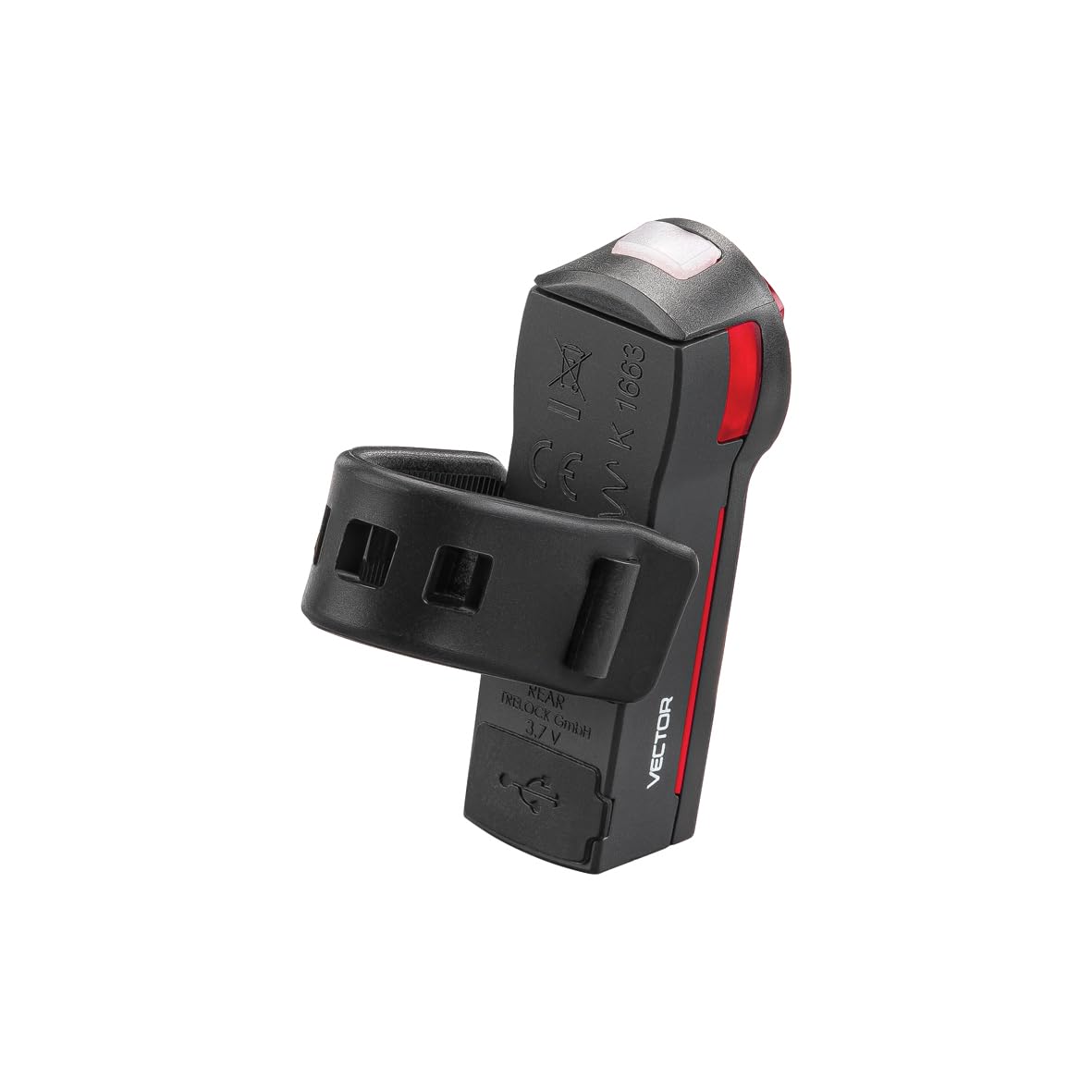 TRELOCK Zestaw świateł rowerowych LS 440 Light Hammer 40 LUX + LS740 tylne światło – funkcja ładowania USB – zasięg widzenia 60 m – wskaźnik baterii – dopuszczenie do ruchu drogowego