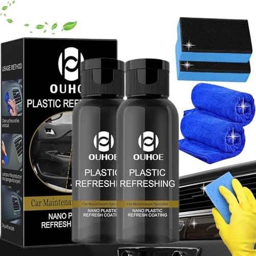 EZOULUOBA Recubrimientos para plásticos, refrescante de plástico, agente de recubrimiento revitalizante de plástico, agente de recubrimiento para plásticos, agente de reacondicionamiento de piezas de