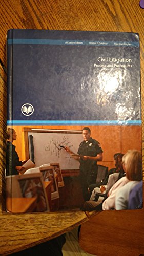 Civil Litigation: Process and Procedures 1256981699 Book Cover