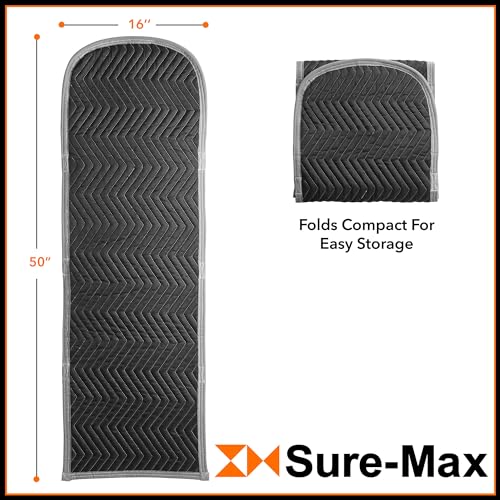 Funda acolchada para carrito de mano 50" x 16" negra miniatura 6