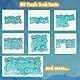 duoleey Auto Rennbahn Puzzle, 12pcs DIY-Puzzlebahn, Kreativ & Maritim, Blau, 2-5 Jahre