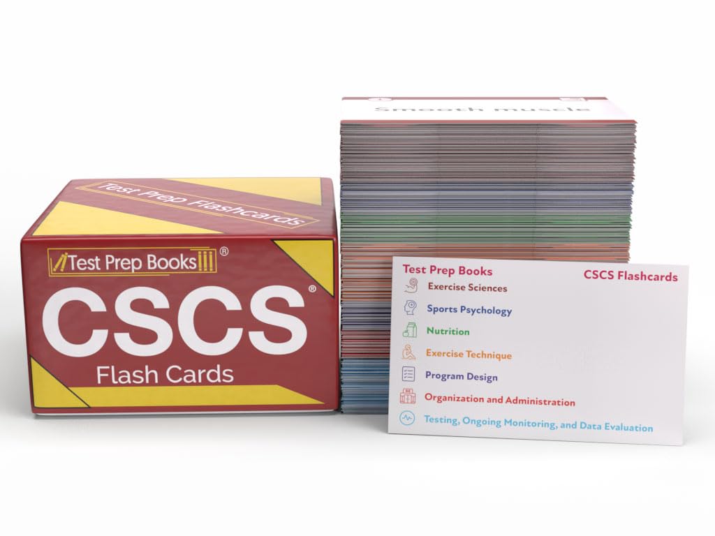 CSCS Study Cards 2026-2027: CSCS Exam Prep for the NSCA Certified Strength and Conditioning Specialist Certification with Practice Test Questions [2nd Edition]