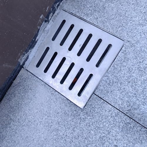 Grille de drainage carrée en acier inoxydable contre la stagnation - 5
