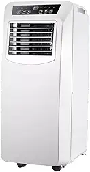 Ar Condicionado Portátil, Ar Condicionado 4 em 1 com Ventilador e Desumidificador, Resfria Até 200 Pés Quadrados, Ar Condicionado com Controle Remoto para Escritórios, Dormitórios