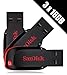 Price comparison product image SanDisk 3 x 16GB Cruzer Blade USB Flash Drives - (Triple Pack)