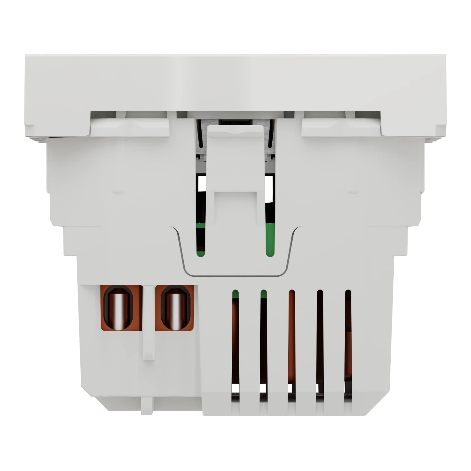 Schneider Electric NU341818 Cargador Doble Usb 2,1A 1 Módulos Polar