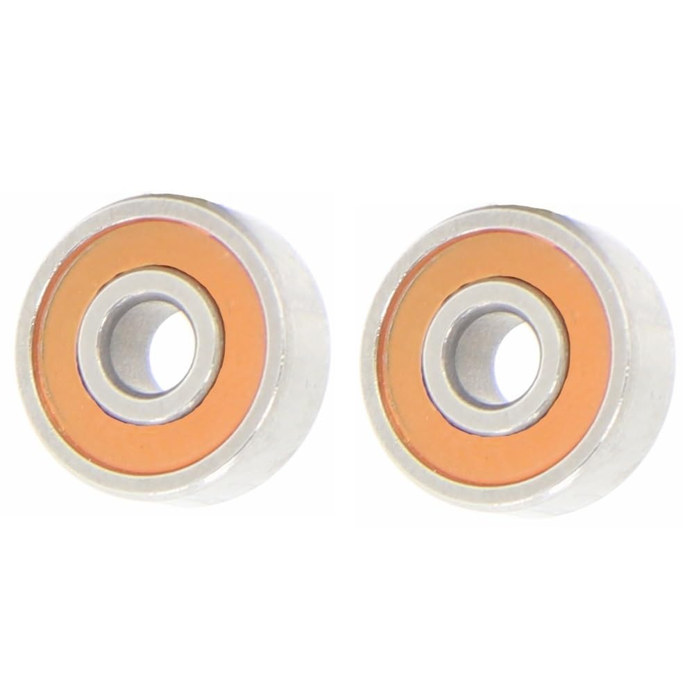 Zamiennik łożysk 2 sztuki S686C 2OS łożysko calowe 6 x 13 x 5 mm ABEC-7 stal szlachetna hybrydowe łożyska ceramiczne, do łowienia ryb dalekomorskich S686 2RS