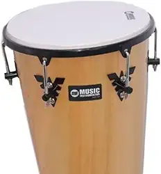 Timba Music Phx 50 Cm X 11 Pol Madeira Pele Dupla Napa Nylon