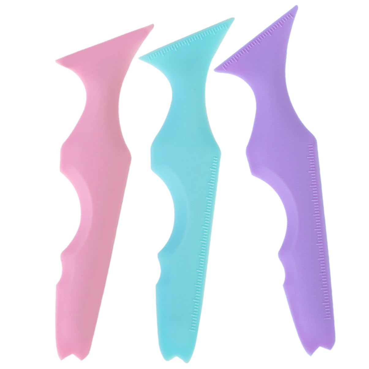 MAGICLULU 4 Set Di Stencil Per Sopracciglia Per Principianti in Silicone Per Eyeliner Applicatore Per Mascara Kit Di Strumenti Per Il Trucco 3 Pezzi*4