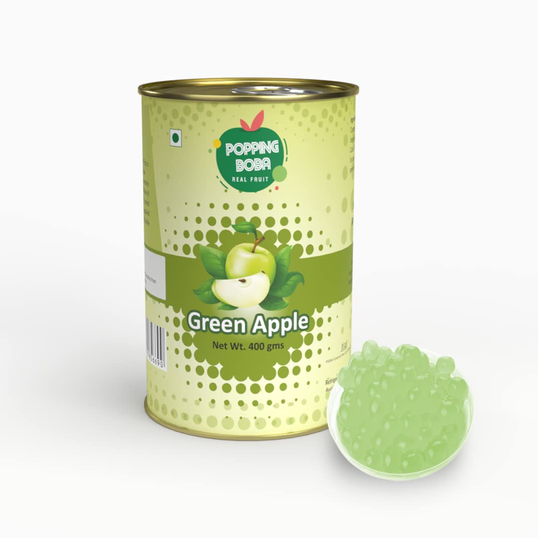 The Tea Planet Green Apple Popping Boba for Bubble Tea, Milkshakes, Ice Cream and Yogurt(400gm) (B0B6SM4V2Y) Amazon Price History, Amazon Price Tracker