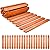 La Vane 12 Feet Wooden Garden Pathway, 22 inch Extra Wide Outdoor Roll Out Wood Straight Walkway, Decorative Patio Boardwalk Path, Weather-Resistant Roll Up Beach Road Floor, Wedding Party Pathways