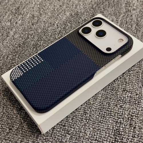 Protection cuir iPhone 16 Pro Max bleu antichoc chic - 7