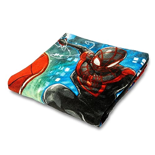 Northwest The Company Spider-Man,Swing City Micro Raschel Throw Blanket, 46" x 60", Multi