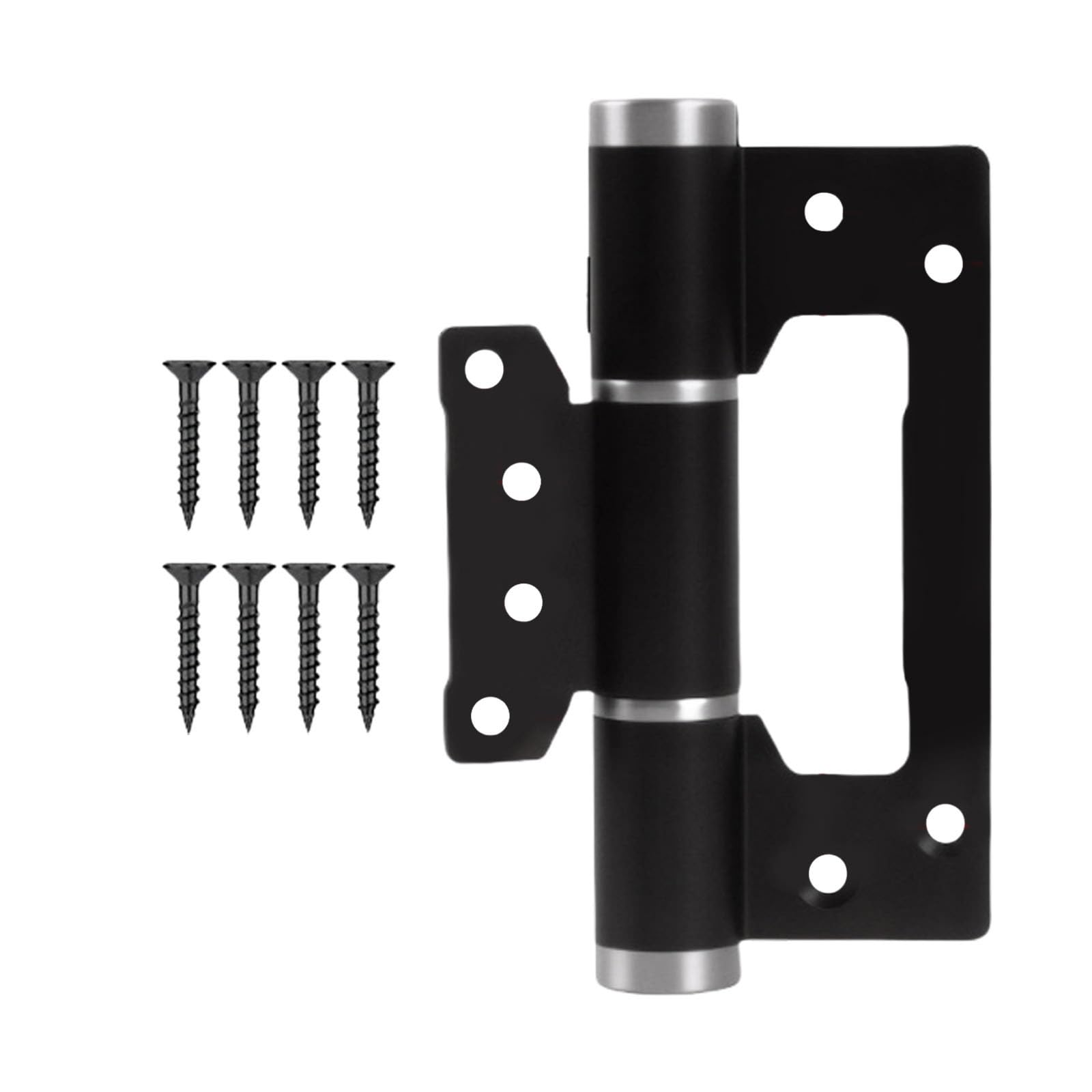Tertioi Parent-Child Pages Hidden Door Hinges Spring Hydraulic Buffer Self Closing Aluminum Alloy Device Permanent Automatic