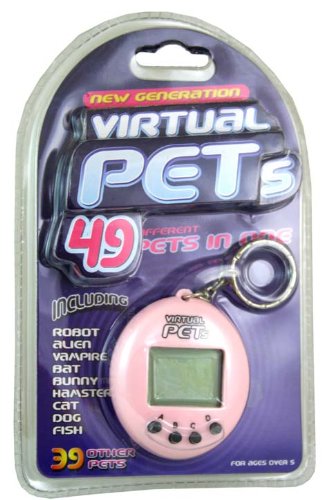 Virtual Pets - 32 Pets In One Electronic Game - Pink