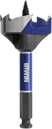 IRWIN 1869388 WeldTec - Broca de perforación de madera autoalimentada, 2 pulgadas