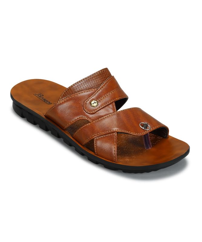 paragon Men's Slip On Brown Sandals | Trendy Casual Slip-on Sandals with Cushioned Footbed, and Durable Construction | Perfect for Everyday Casual Wear-picture-27