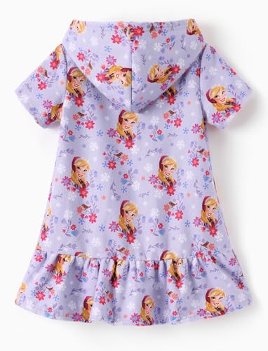 Image of Disney Princess Frozen Stitch Marvel Minnie Girl Swim Cover Up Terry Cloth Swimsuit Coverup Zip-up Bathing Suit Wrap Hooded