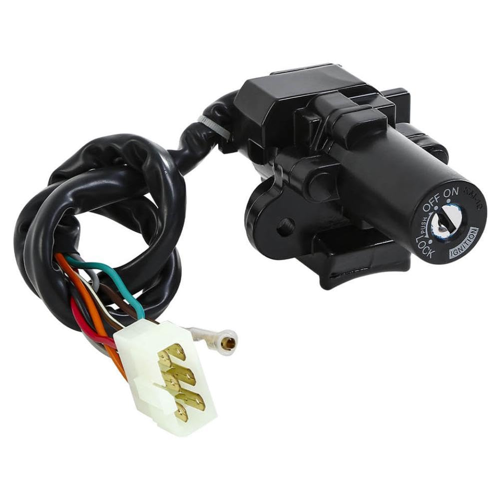 Ignition Switch Lock Key Compatible with ZX6R ZX7R ZX750 ZX9R ZX900 ZZR400 ZZR600