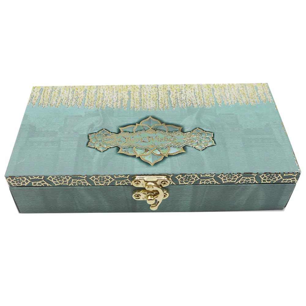 Topshelf Wedding Fancy Shagun Gift Boxes for Wedding, Designer Money Box,Gaddi Box Wedding and Engagement Ect (Green) (1) (B0B68LK1XJ) Amazon Price History, Amazon Price Tracker