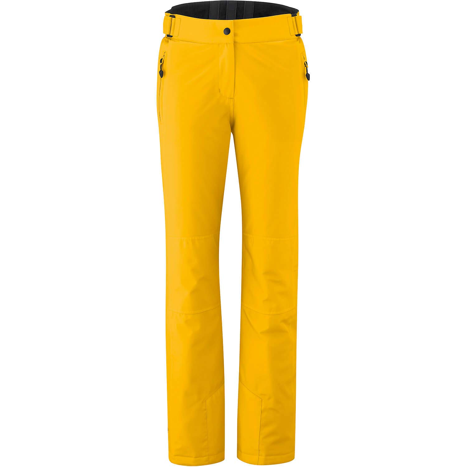 Maier Sports W Vroni Slim Gelb - wasserdichte schmal geschnittene Damen mTex Skihose, Größe 44 - Farbe Dandelion