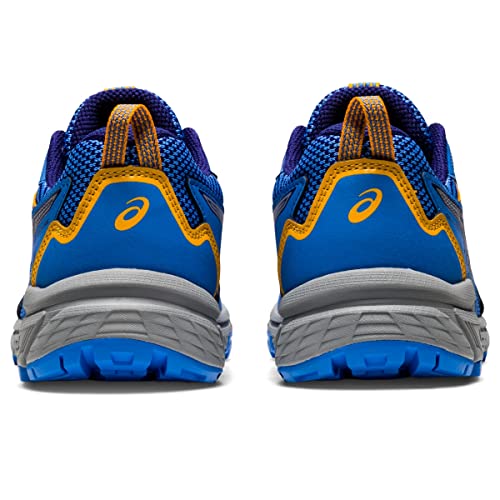 ASICS Tênis de corrida infantil Gel-Venture 8 graus, Costa azul/azul mergulho, 5 Big Kid