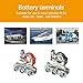 2 Pack 12V Automotive Top Post Battery Wire Cable Terminals Clamp Connectors Kit, Car 3 Way Battery Terminals, Positive and Negative, Applicable in Car, Boat, Van and More