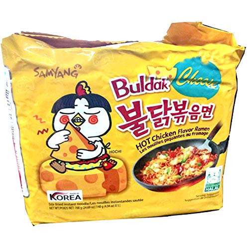 SAMYANG Hot Chicken Ramen Cheese Noodles 5 x 140g 700g