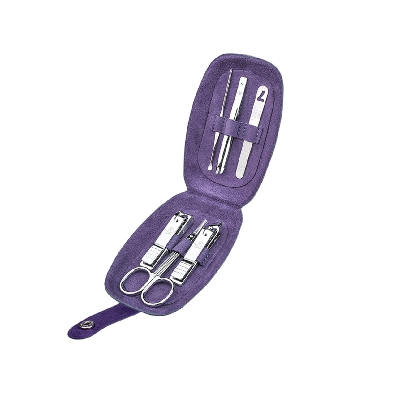 YJYJY Nail Clippers, Care Manicure Set Scissors 6 in 1 Stainless Steel Pedicure With Portable Travel Case