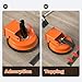 2026 Upgrade Floor Gap Fixer Tool, Heavy Duty Gap Repair Tool with Suction Cup, DIY Plank Grabber for Seamless Home Installation, Suitable for Various Smooth Floor Surfaces (Orange)