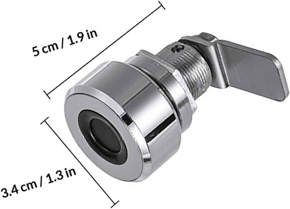 Fingerprint USB Charging Drawer Lock Keyless Biometric Cabinet Lock Replacement for Furniture Security for Home and Office